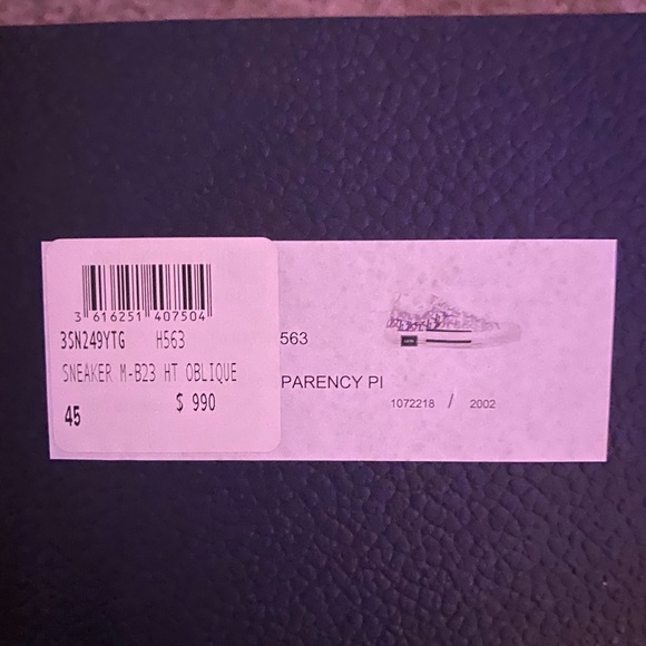 Men’s Dior B-23 low top sneaker. - Picture 4 of 4